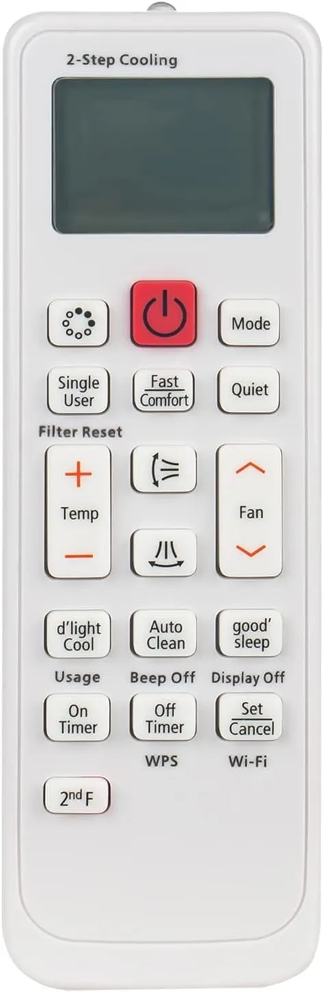 Controle de Ar-Condicionado Samsung DB93-14195A