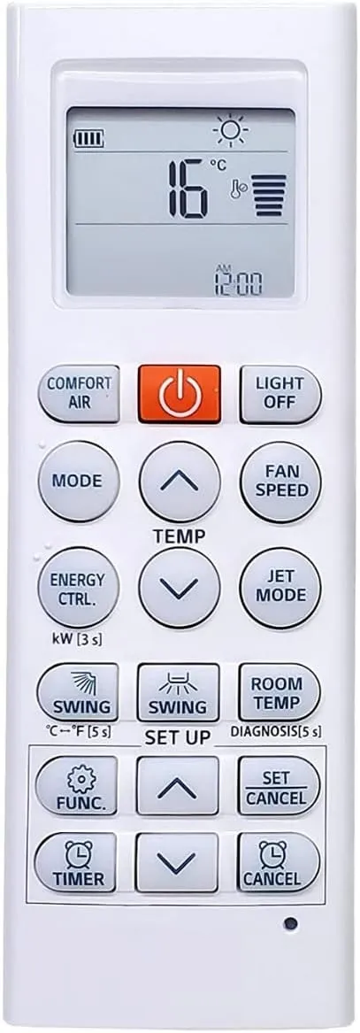 Controle de Ar-Condicionado LG AKB76038401